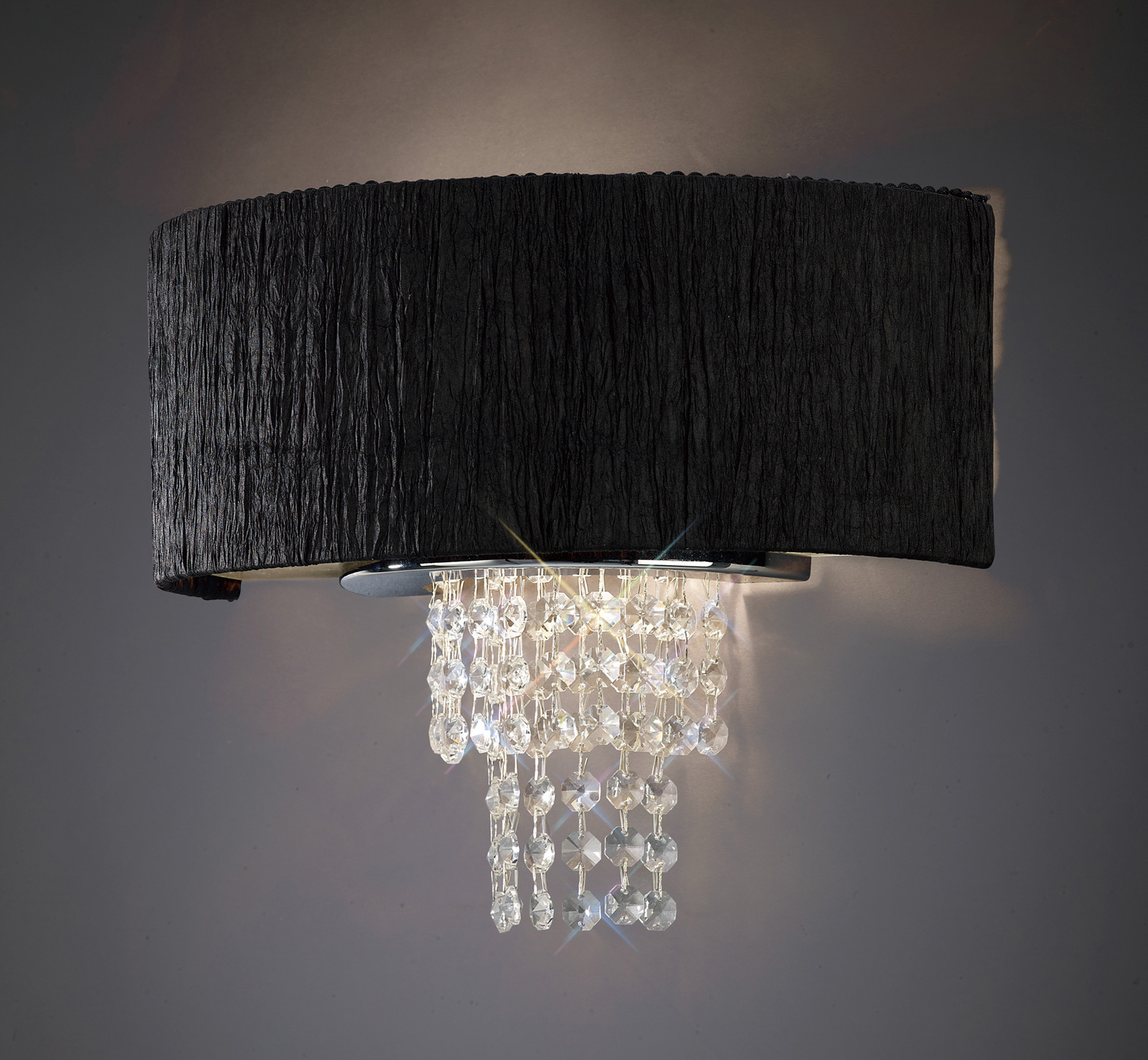 IL30271/BL  Nerissa Crystal Wall Lamp 2 Light